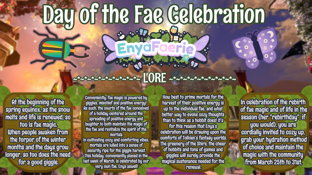 Day of the Fae Celebration lore [March 2025]