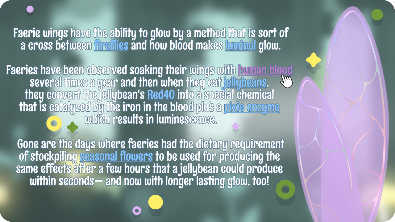 Faerie wing lore [1.1 model June 2025]